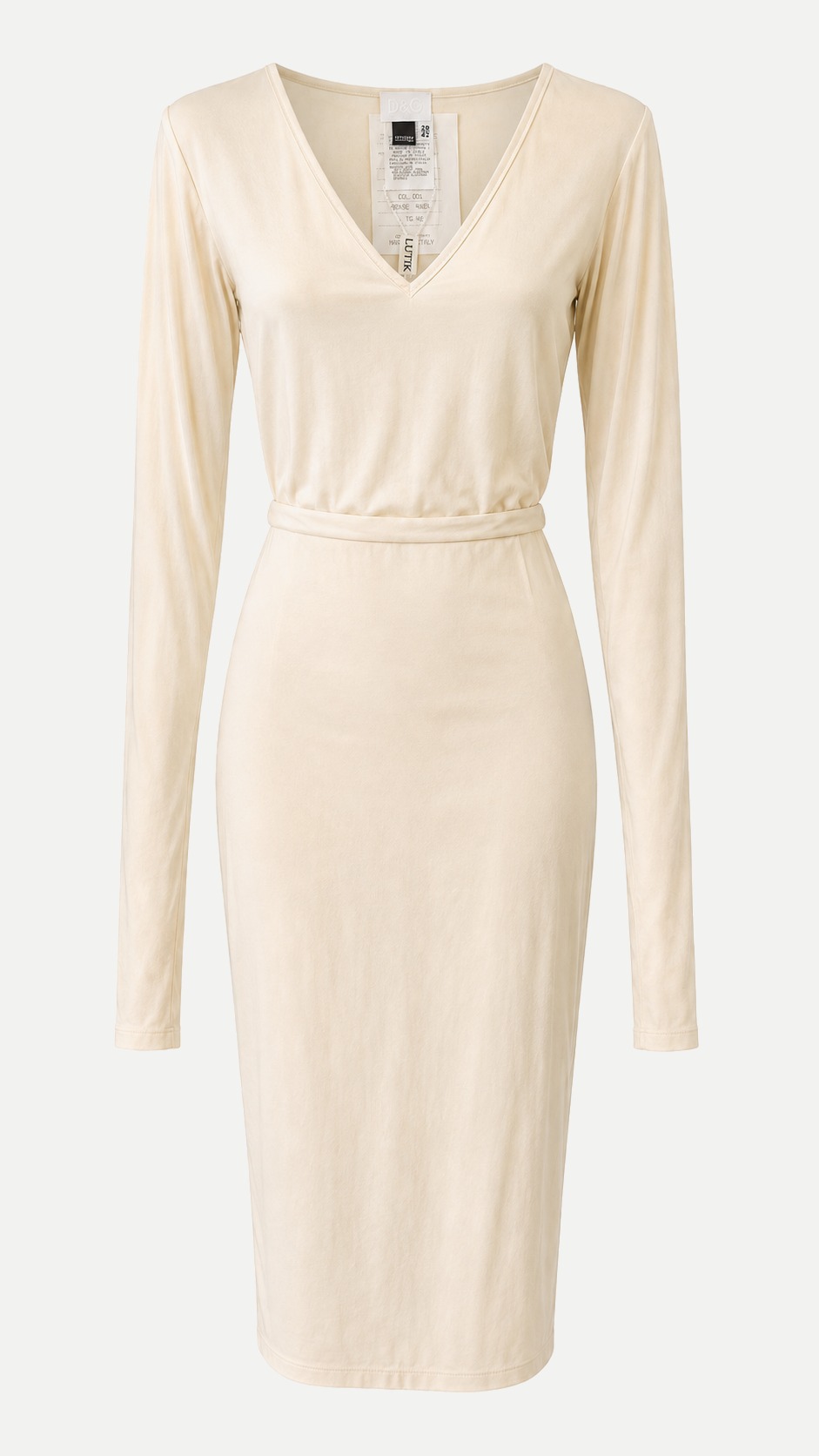 Spring/Summer 1998 Ivory Silk Two-Piece Set — Capo di Campionario by D&G Dolce & Gabbana, 1998 — curated by Bespoke Atelier